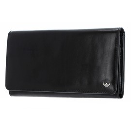 Golden Head Colorado RFID Protect Ladies Purse Wallet Black, black, Fashionable