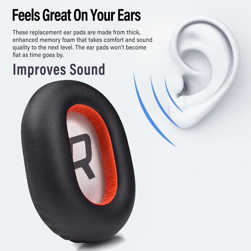 Voyager 8200 Ear Pads Cushions Replacement Compatible with Plantronics Voyager