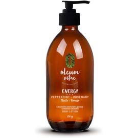 OLEUM VITAE Crema Corporal con Aceites Esenciales de Romero y Menta. Altamente Hidratante. Con Extractos de Caléndula, Aloe Vera y Manzanilla. 250gr