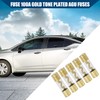 Hihaha Fuse 100A Gold Tone Plated AGU Fuses for Car