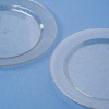 STACKABLES ~ 20 Pack Hard Plastic Plates ~ Multi-Use Glittered