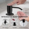 FORIOUS Black Kitchen Faucet with Pull Down Sprayer, Modern Single