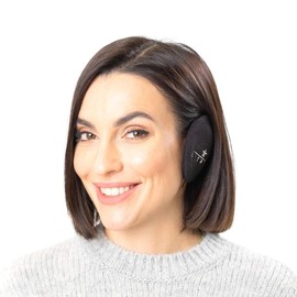 LIERYS Earbags Ear Warmers Women/Men - Ear Warmers Lined with Fleece - Protection Against Wind/Cold - Earmuffs in 3 Sizes - Fully Enclose Ear - Autumn/Winter, dark brown