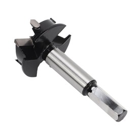 Broca Forstner, Broca Forstner para Taladro, Abridor de Agujeros de 35 Mm de Acero Aleado de 3 Cuchillas con Límite Utilizado en la Instalación de Bisagras, Perforación para Carpintería