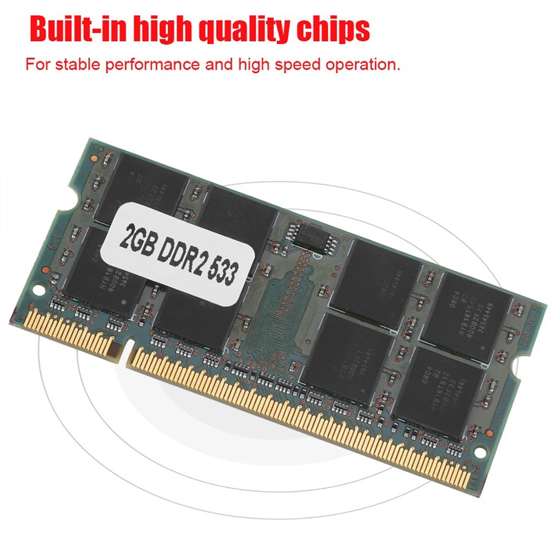 2GB DDR2 533MHz 200Pin For Laptop Motherboard Dedicated Memory RAM