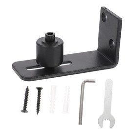 TEHAUX Sliding Door Floor Guide Swing Stop for Barn Doors Prevents Door Rolling Off The Rail Fits All Thicknesses Quiet Operation Hardware