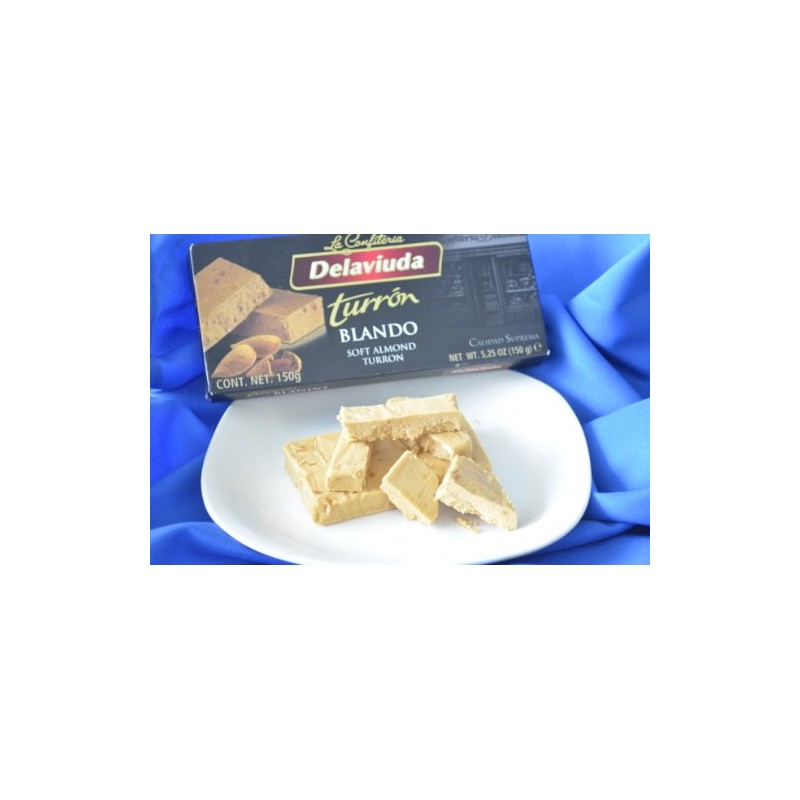Delaviuda Soft Almond Turron (Turron Blando) 5.25 Oz (150g)