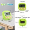 VFANDV Egg Timer Digital Pack of 4 Magnetic Stopwatch Kitchen