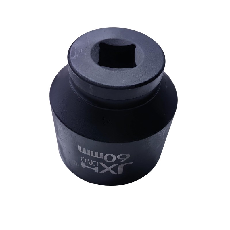 JXHONG 3/4-Inch Drive Metric 60mm Impact Socket, 6-Point, Heat Treated