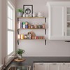 Wallniture Bora 36 Inch Large Floating Shelves for Wall Storage,