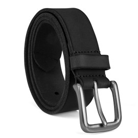 Timberland Men's 35mm Classic Buckle Jean Leather Belts, Black, 40