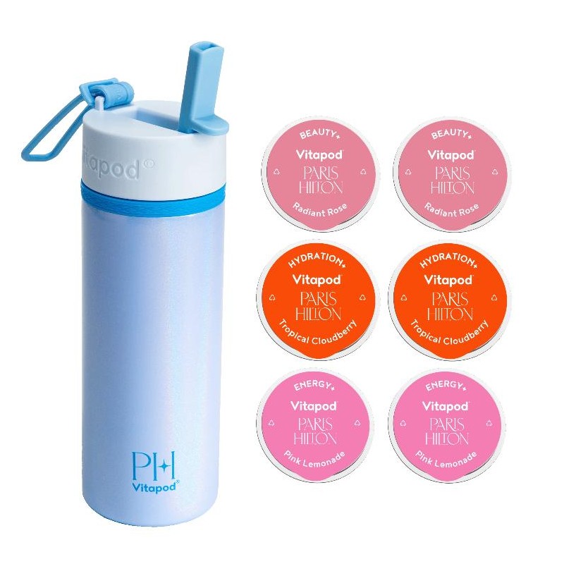 VITAPOD Paris Hilton x Vitapod Water Enhancer Starter Bundle –