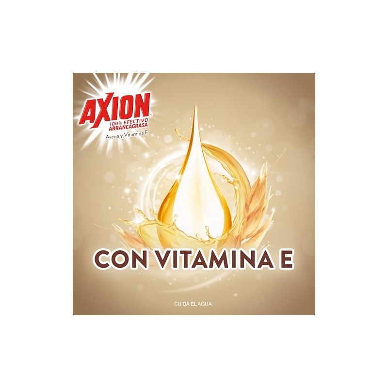 Axion Avena Lavatrastes Líquido Con Vitamina E Suave 640ML