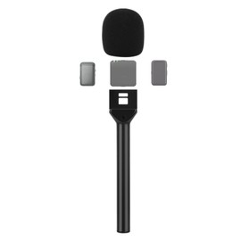 CaTeFo StarRig PRO for DJI Mic/Mic Mini & Rode Wireless Go Microphone Holder - 1/4" Tripod Screw Mount, Compact Interview Stand for Vlogging YouTube Podcast Studio Recording