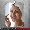 Shaving Mirror, Unbreakable Shower Mirrors, (Medium,2pack(6 inches x8 inches )