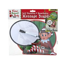 Elves Behaving Badly Rewritable Board-Create Naughty Elf Messages, White, One Size