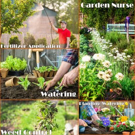 1.3Gal/5L Pump Pressure Sprayer, Pressurized Water Spray Bottle with Adjustable Shoulder Strap Garden Sprayer for Weeds, Lawn Care & Pesticides (Green)