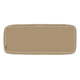 PNP FKJP Outdoor Bench Cushion Cover 48" x 18" x 3", Weather-Resistant Patio Seat Cushion Cover, Window Seat Cushion Cover, Porch Swing Cushion Cover, Khaki (Only Cover)