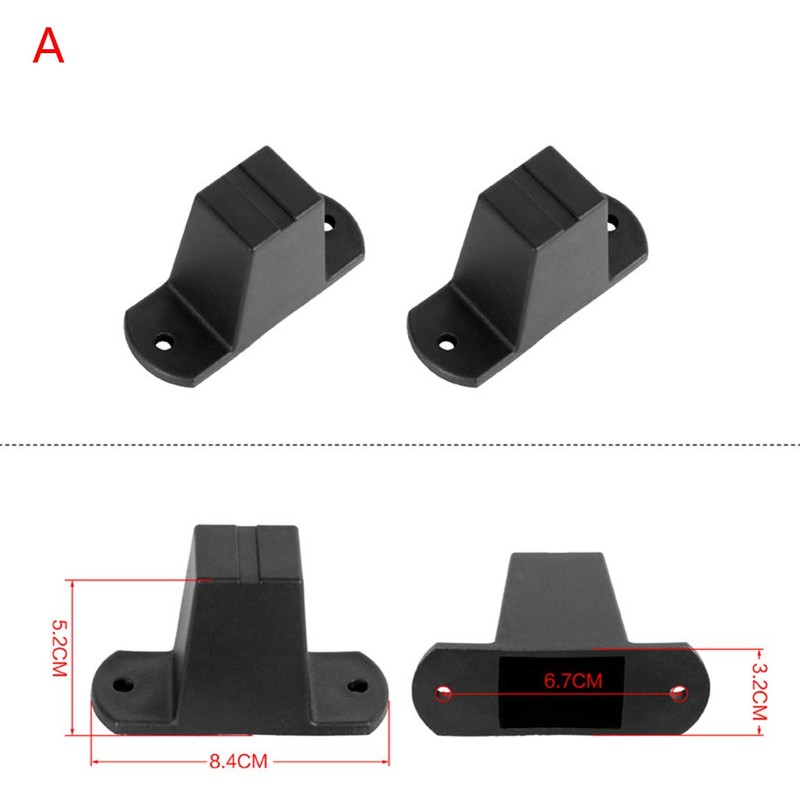 LLLucky 1 Pair Replacement Plastic Bolts Luggage Foot Pads for