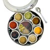 spice dabba Stainless Steel Indian Spice Box,Salt Pepper Unique Design