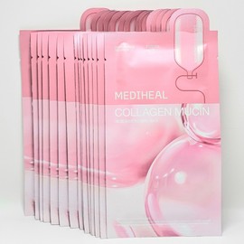 Mediheal Collagen Mucin Essence Mask Pack 20ml x 15 Collagen Mask Pack Skin Moisturizing Wrinkle Improvement / 메디힐 콜라겐 뮤신 에센스 마스크팩 20ml x 15개 콜라겐마스크팩 피부보습 주름개선