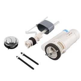 Kit de Reparación Universal Todo en, Válvulas de Descarga de Repuesto para Inodoro de 20 Cm, Válvula de Llenado con Botón Pulsador, Kit de Reparación de Inodoro