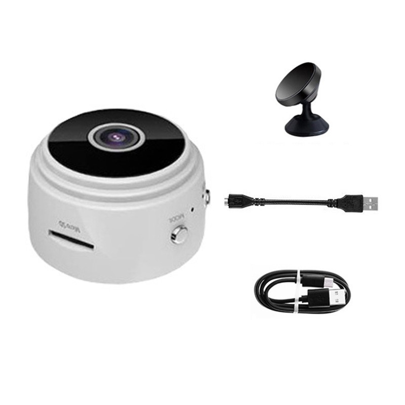 WiFi Remote Camera 1080P HD Infrared Night Vision Compact Size