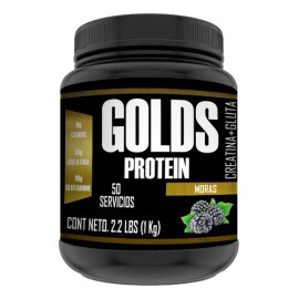 Suplemento Creatina  Glutamina Polvo Golds Protein 1kg 50se                                                                                           
