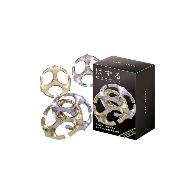 Hanayama Huzzle Level 6 Cast Rotor Puzzle
