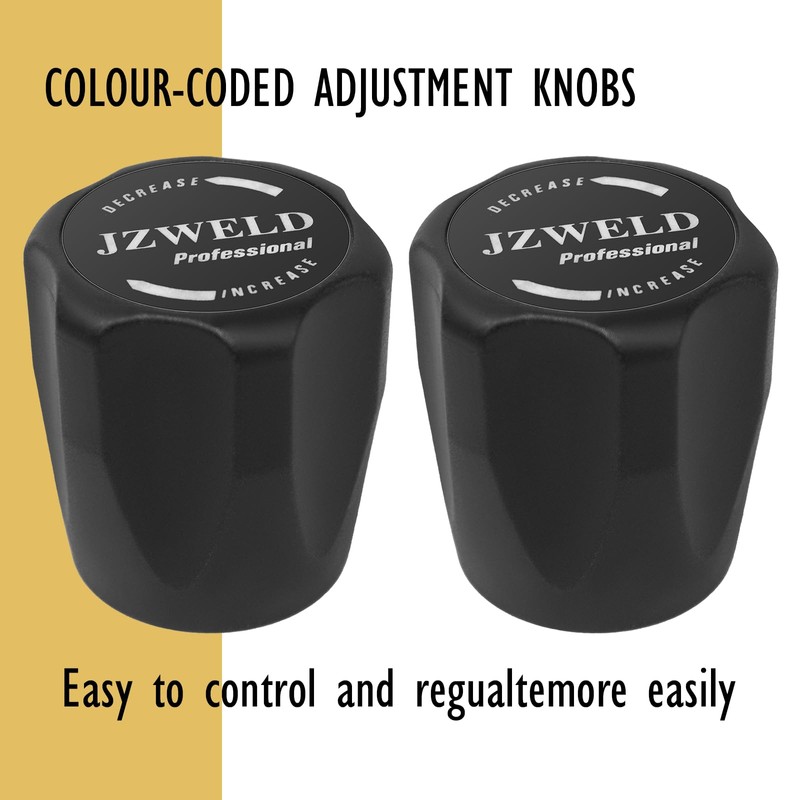 JZWELD Oxygen & Acetylene Regulators, CGA540 and CGA510 Inlet Connection