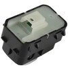 Window Regulator Switch Black with 1 Button Front Right Rear
