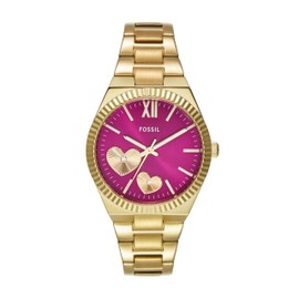 Fossil Scarlette ES5325 Women's Wristwatch, Gold