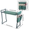 motor_parts2024 Foldable Garden Kneeler Bench Stool Soft Cushion Seat Pad
