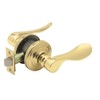 Schlage Champagne Passage Lever, Andover Rose,Bright Brass
