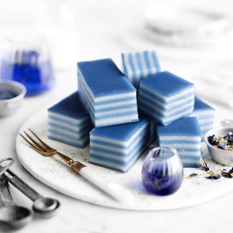 Suncore Foods Dried Butterfly Pea Flowers Bloom, Caffeine-Free Tea, Gluten-Free,