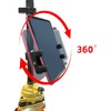 eBasics Universal Clamp-On Tablet Holder Phone Mount for Surveying Pole
