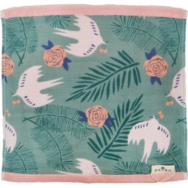 Marushin Polku 0545000200 Handkerchief, Turtle Dobes, Nordic, Cute, Women's Gauze Towel, Fluffy, 100% Cotton