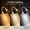 Rechargeable Book Light for Reading – 3-Color Dimmable LED Clip