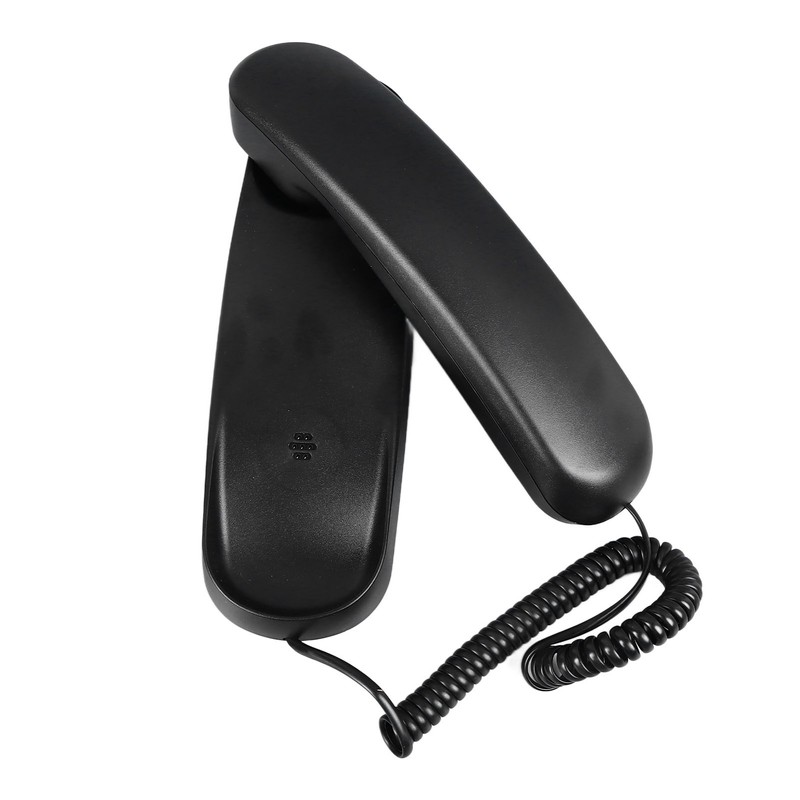 Wall Mountable Telephone Multifunctional Clear Sound Corded Landline Phone for