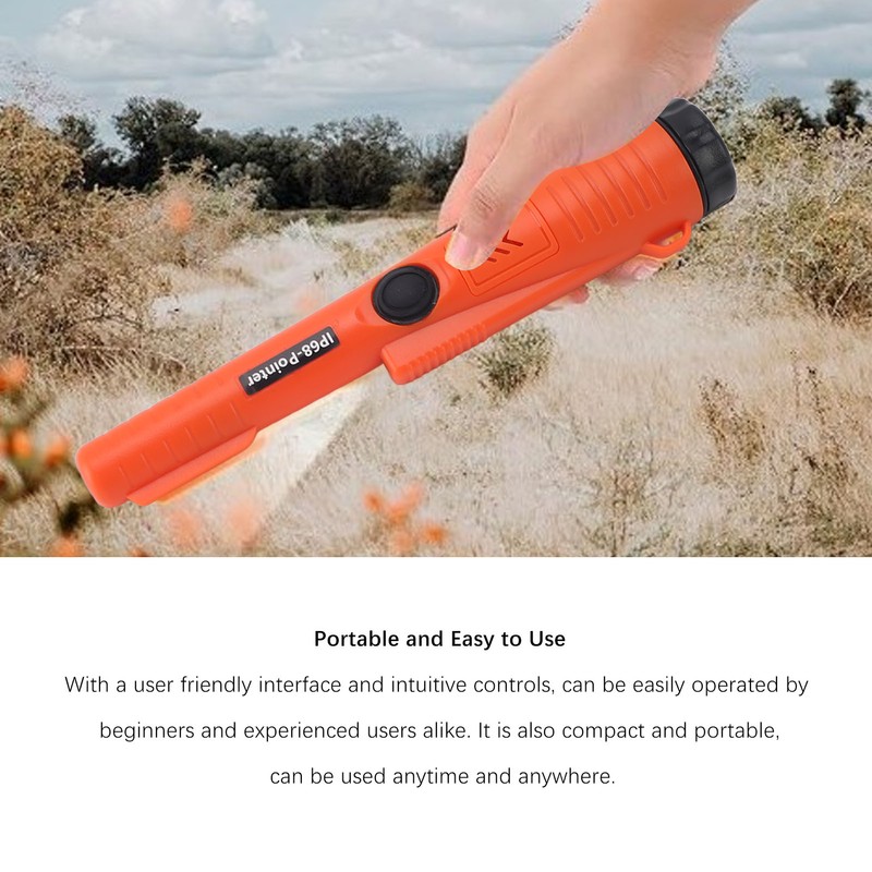 Metal Detector Pinpointer Sensitive Portable Waterproof Handheld Pin Pointer Wand