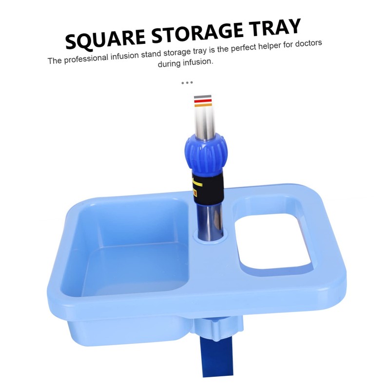 ABOOFAN Adjustable Iv Stand Support Plate Infusion Tray for Hospitals