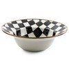 MACKENZIE-CHILDS Enamel Serving Bowl, Enamel Serveware Bowl, 12 Inches, Black-and-White