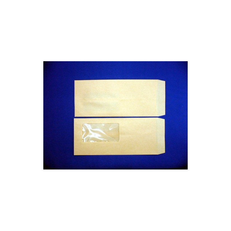 4A0700 Long Envelopes, Kraft 2.5 oz (70 g), A Window/Frameless