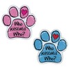 Who Rescued Who? Magnet Combo Pack (1 Pink and 1
