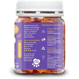 FLOR DE JAGUAR DFN Gummies 90 pzs Deliciosas Gomitas con Probióticos + Vitaminas y Minerales Sabor mandarina, uva y fresa Apoya tu bienestar diario con una mezcla de vitaminas y minerales esenciales, ideales para niños y adultos.