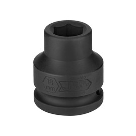 Jetech 3/4 Inch Drive 18mm Standard Impact Socket, Made with Chrome Molybdenum Alloy Steel, Heat Treated, 6-Point Design, Metric