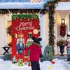Christmas Nutcracker Toss Game Banner with 4 Bean Bags Christmas