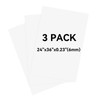 AIKUPNEY 3 Pack White Foam Board 24"x36", 0.23" Thick Foam