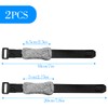 2Pcs Guitar String Mute Dampeners, GLADFRESIT Adjustable Guitar Wraps, Fretboard