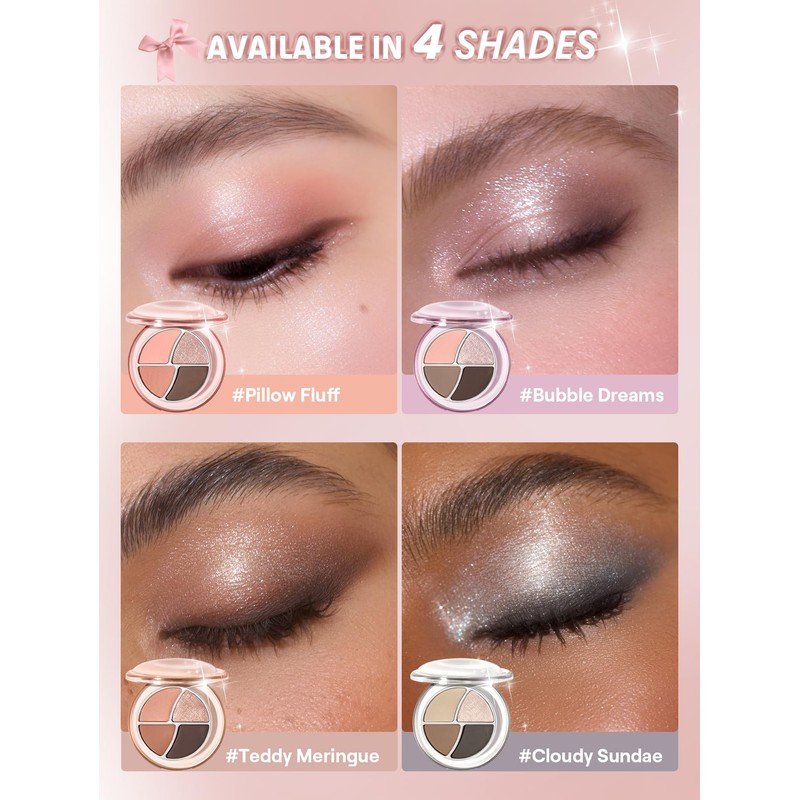 SHEGLAM Daydreamer Mini Palette 4 Colors Eyeshadow Palette - Pillow